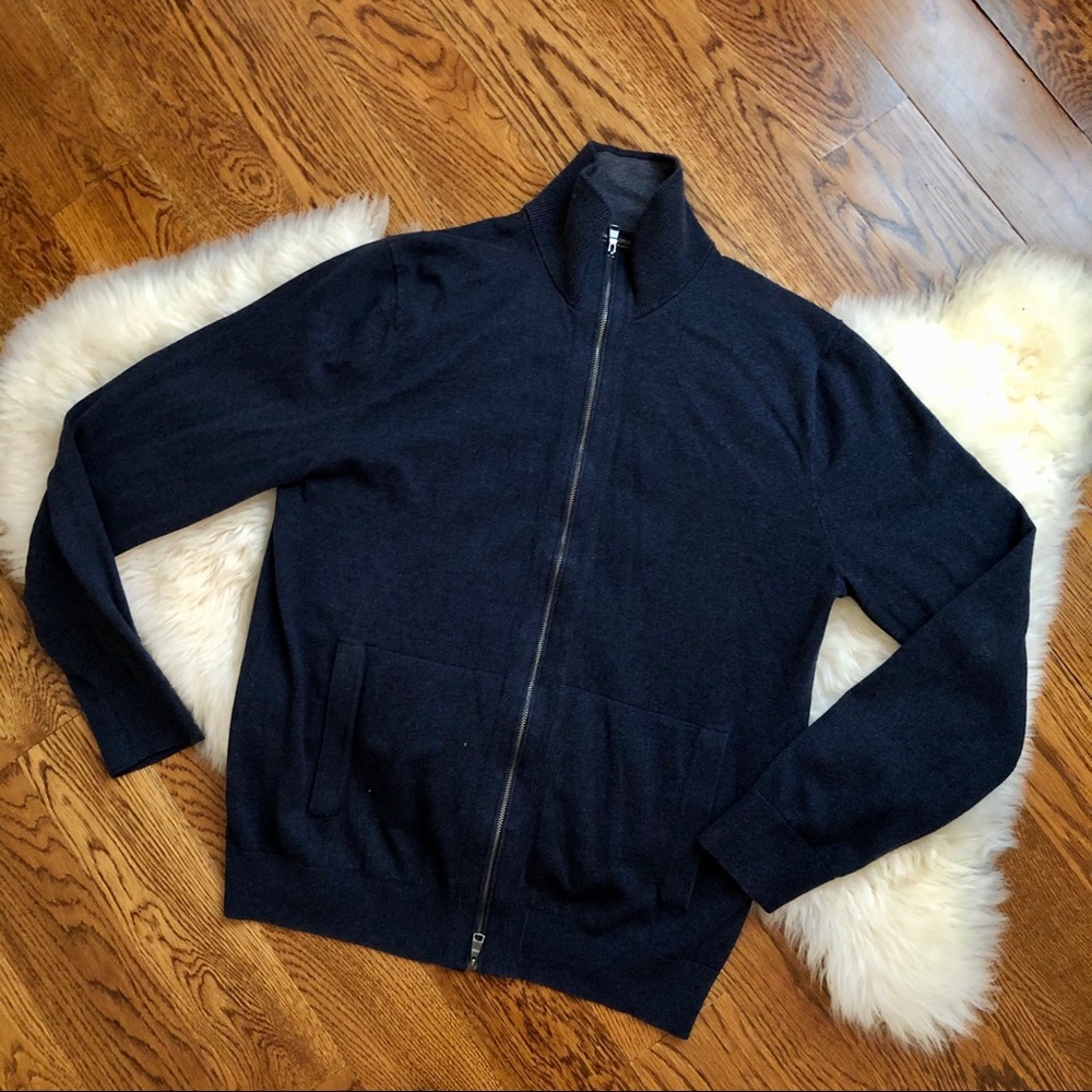 Banana republic blue zip up